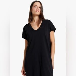 H&M Basic Black V-Neck Dress